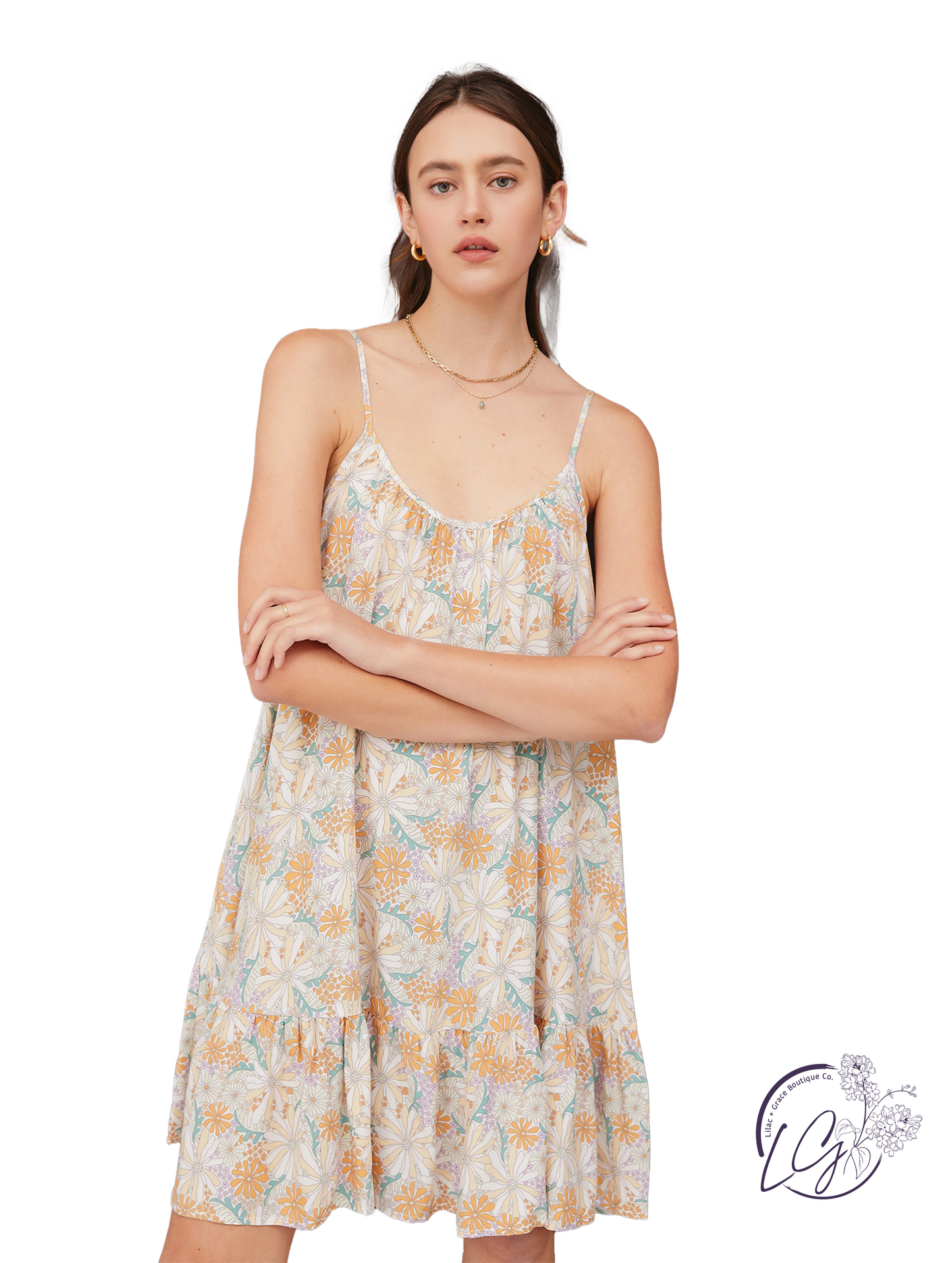 Wildflower Waltz Short Dress