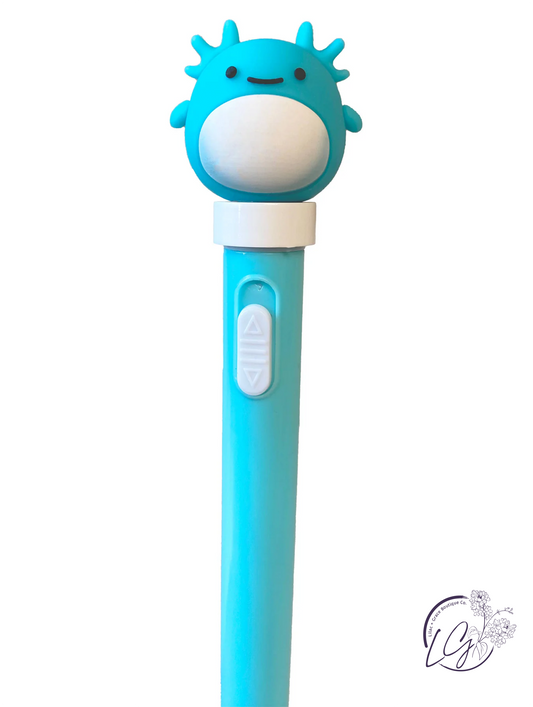 Axolotl Spinning LED Light Up Pen