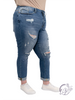 Curvy Alexa High-Rise Distressed Boyfriend by Judy Blue