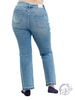 Curvy Zara Bootcut Distressed Jeans by Judy Blue