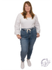 Curvy Briella Elastic Drawstring & Cuffed Jogger By Judy Blue