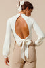 Darling Ties Open-Back Sweater