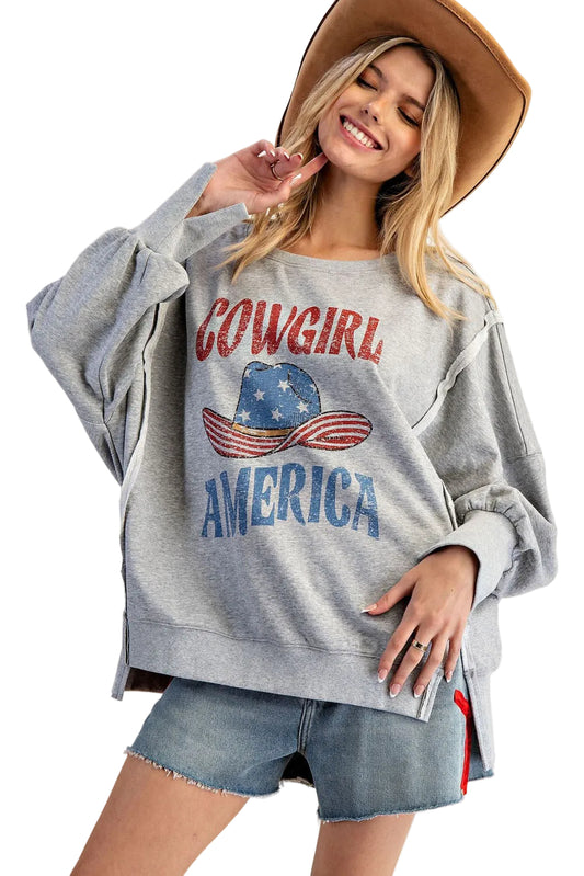 Cowgirl America Pullover