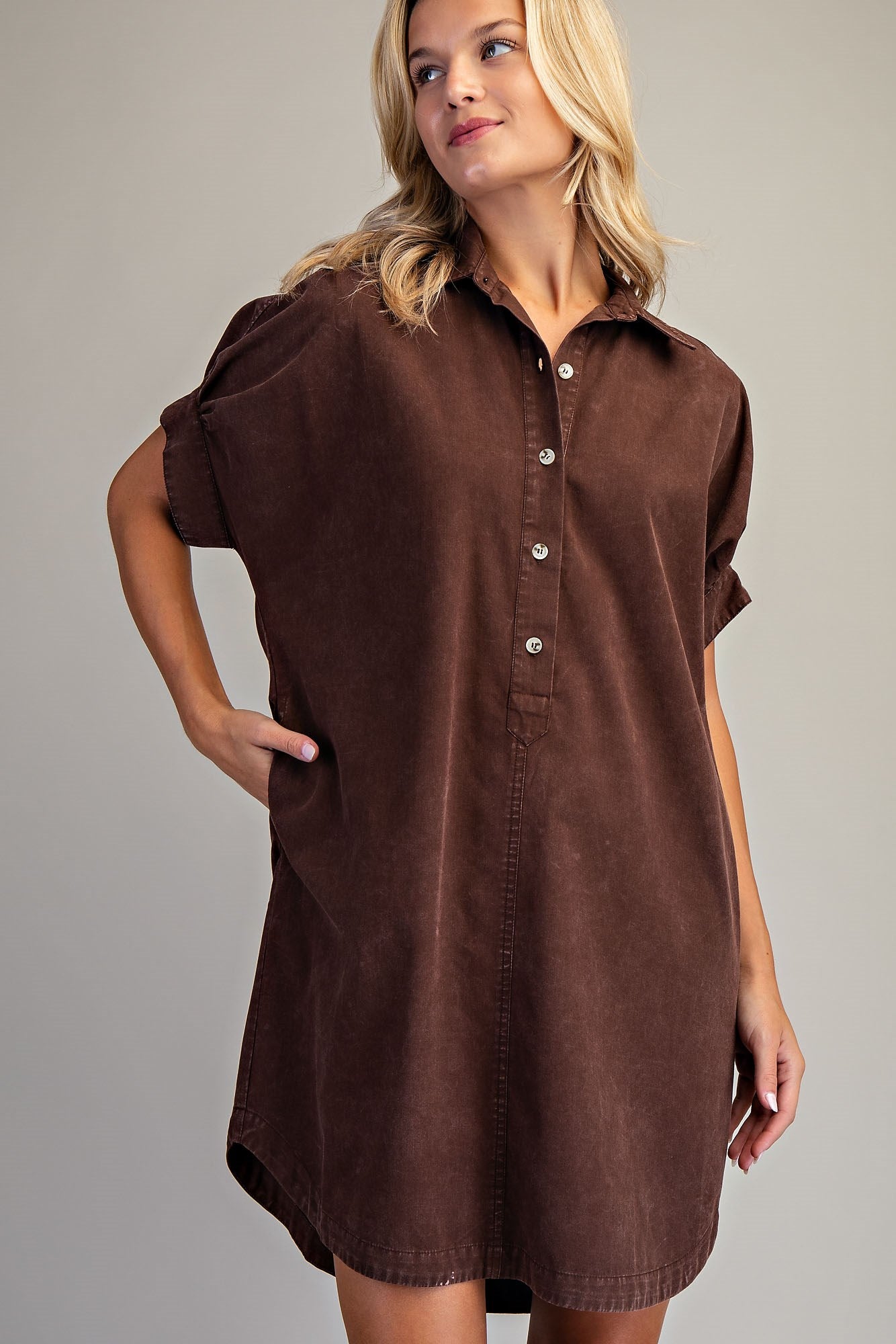 Vintage Fade Shirt Dress