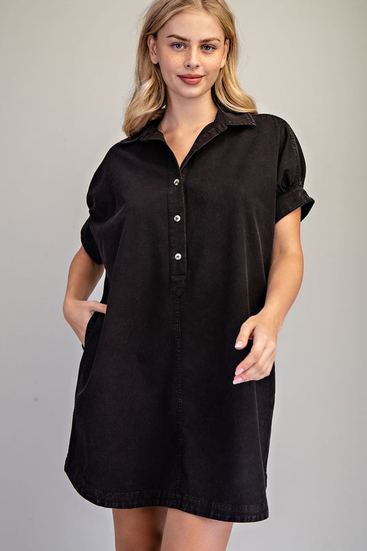 Vintage Fade Shirt Dress