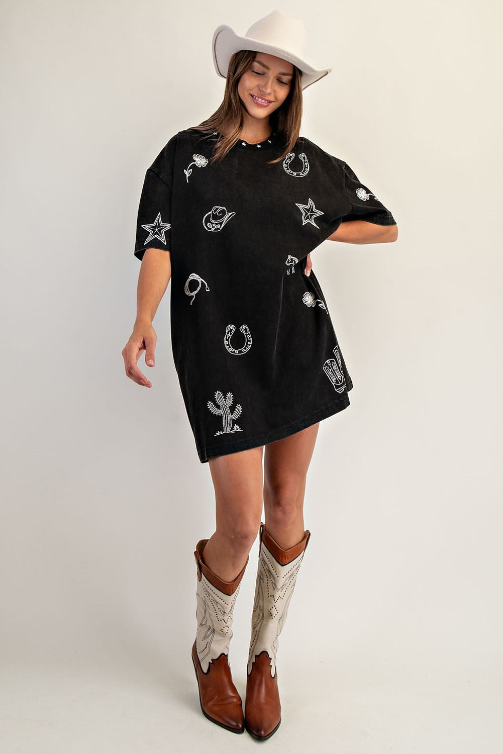 Howdy Honey T-Shirt Dress