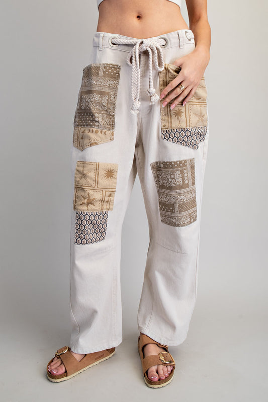 Bold Statement Patch Pants
