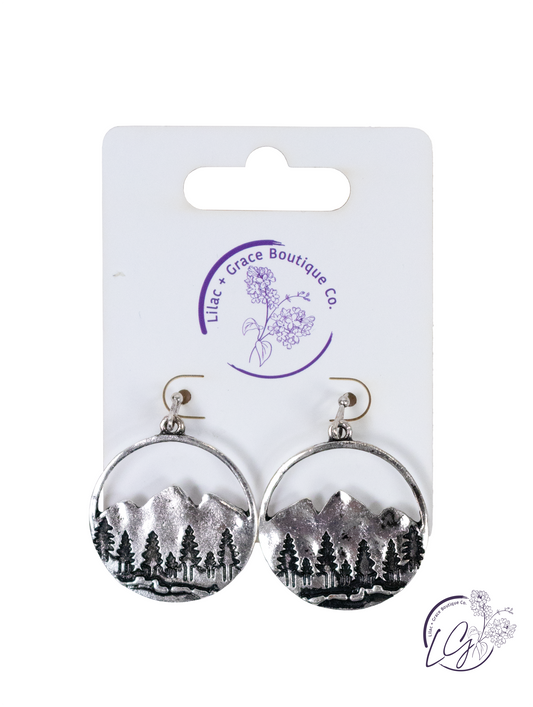 Alpine Adventure Hoop Earrings