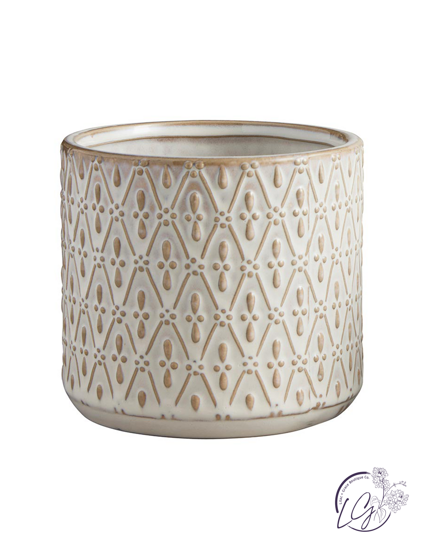 Pattern Embossed Pot