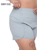 Curvy Move Well High-waist Athleisure Shorts