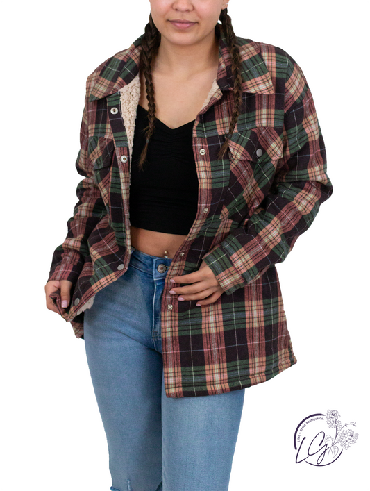 I've Got Options Faux Fur Flannel