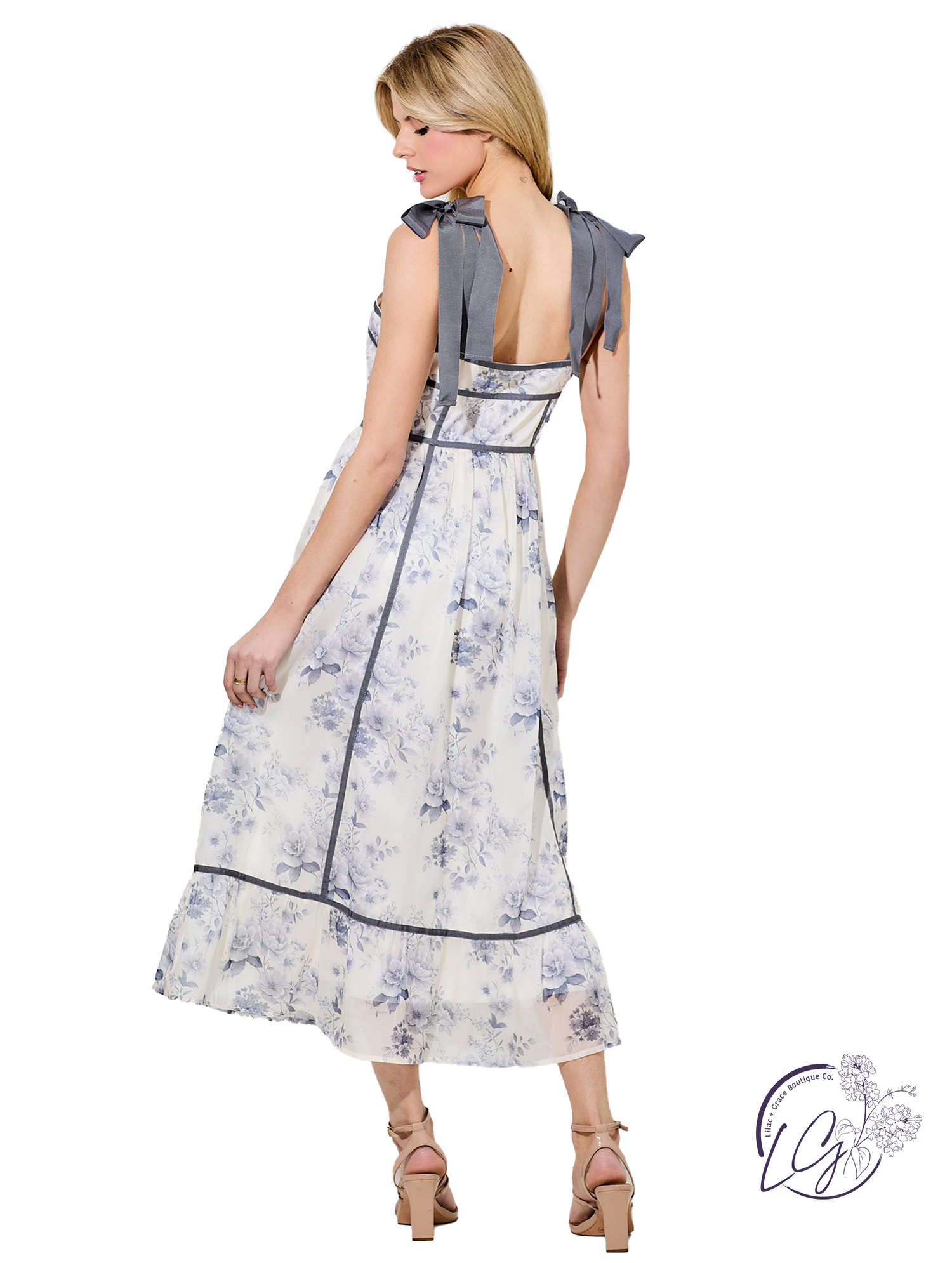 maxi dress with trail Ball Gown With Long Trail XS / White / Satin