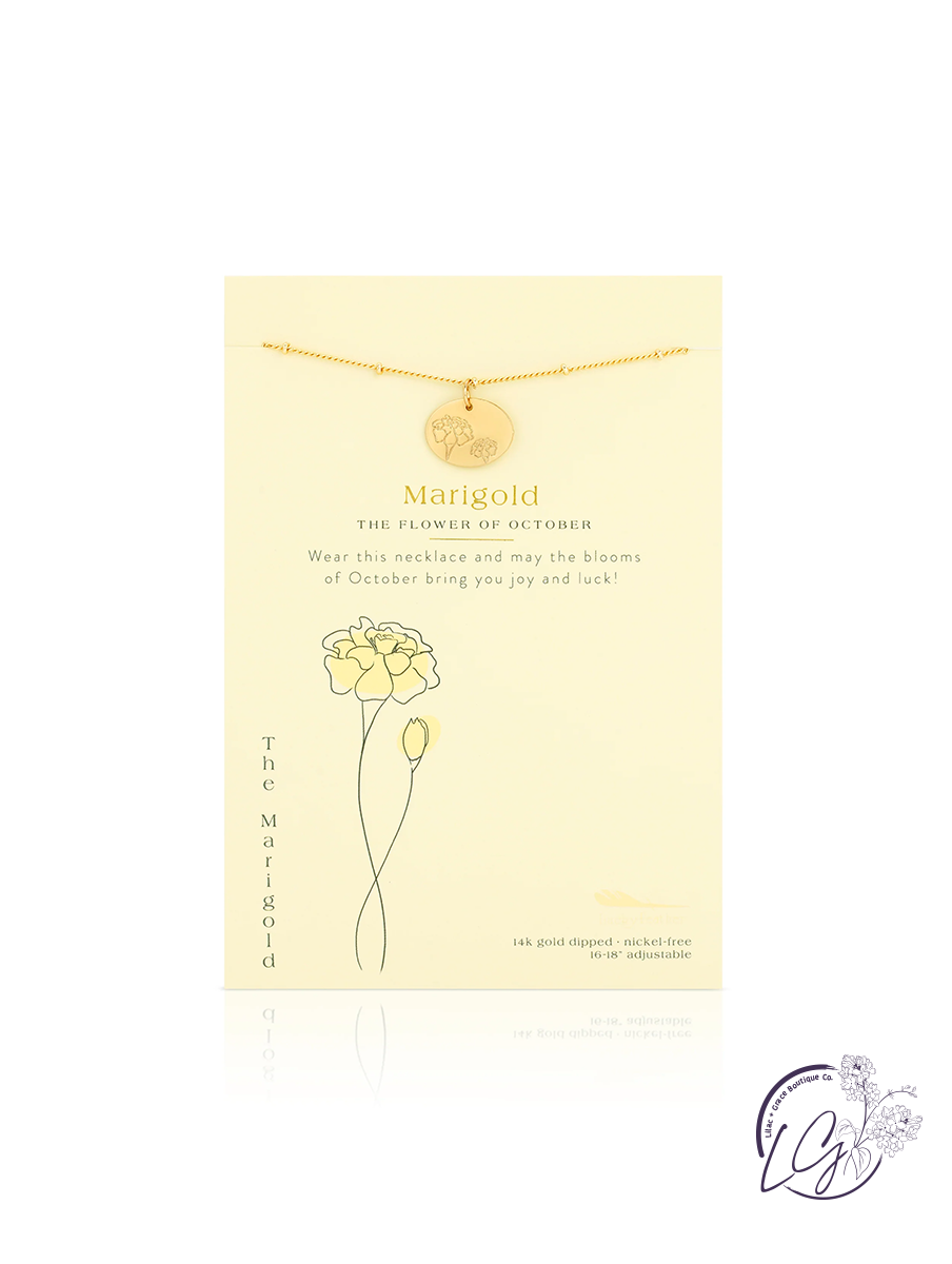 Birth Flower Necklace