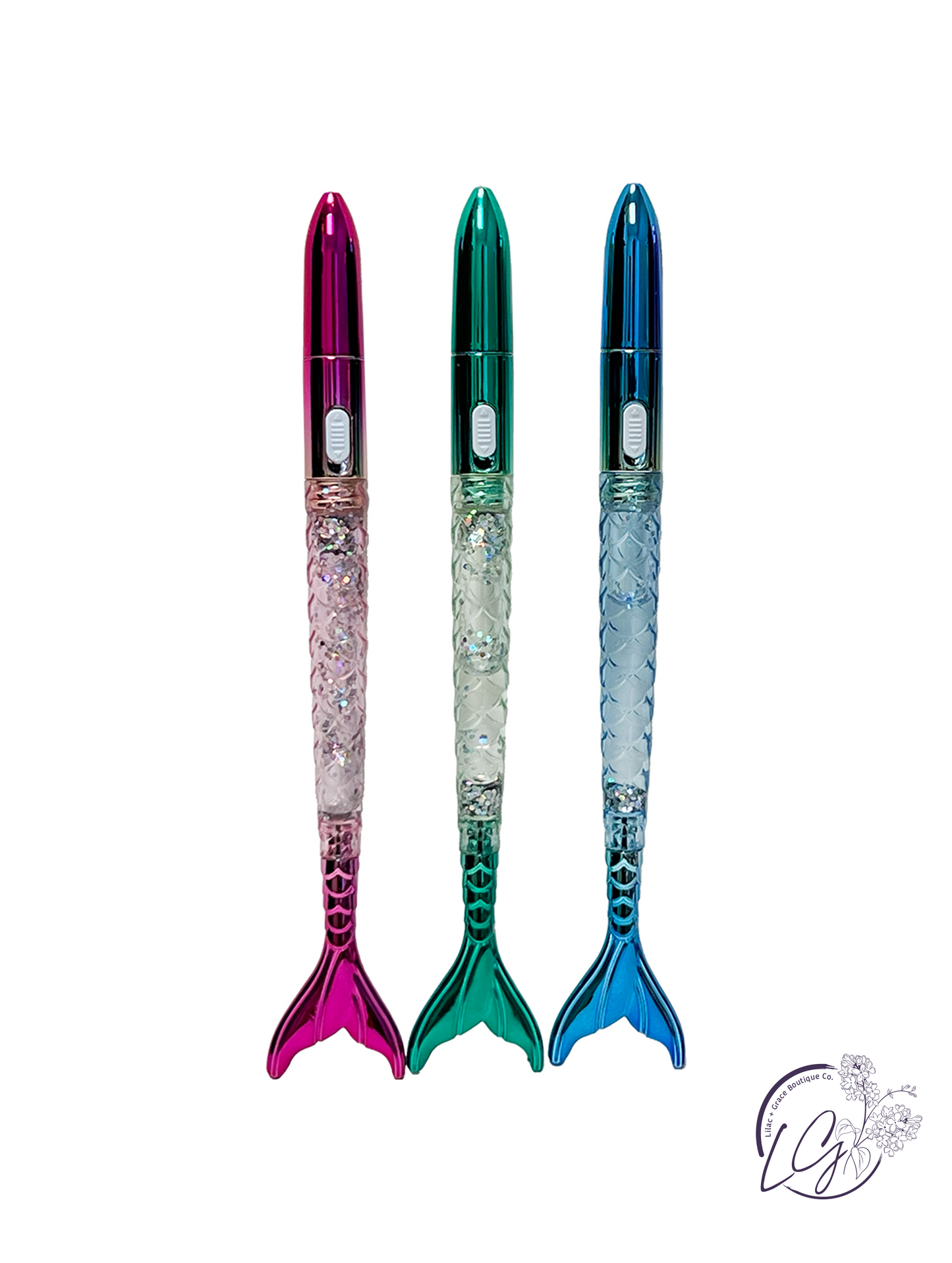 Mermaid Led Light Up Pens