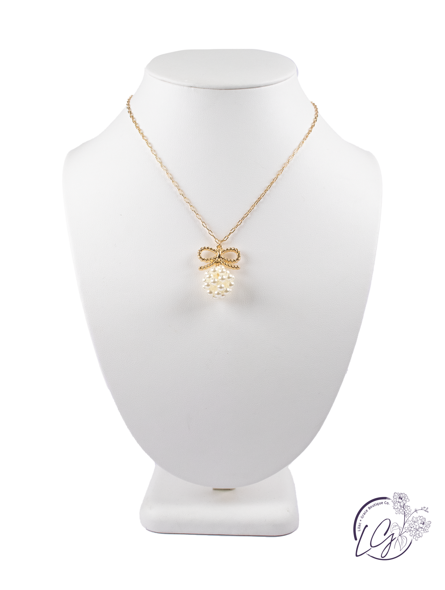 Charmin Pearl Ball Necklace