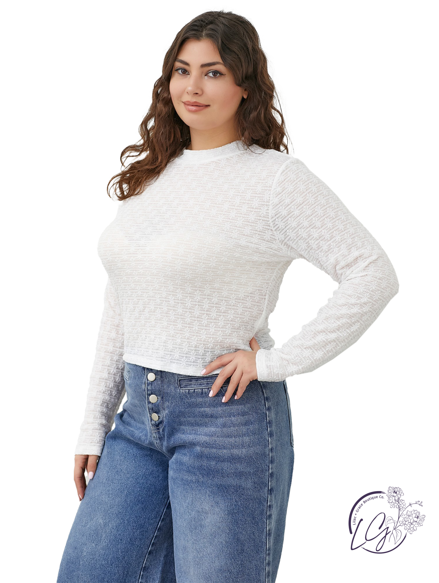 Curvy Quiet Meadow Top