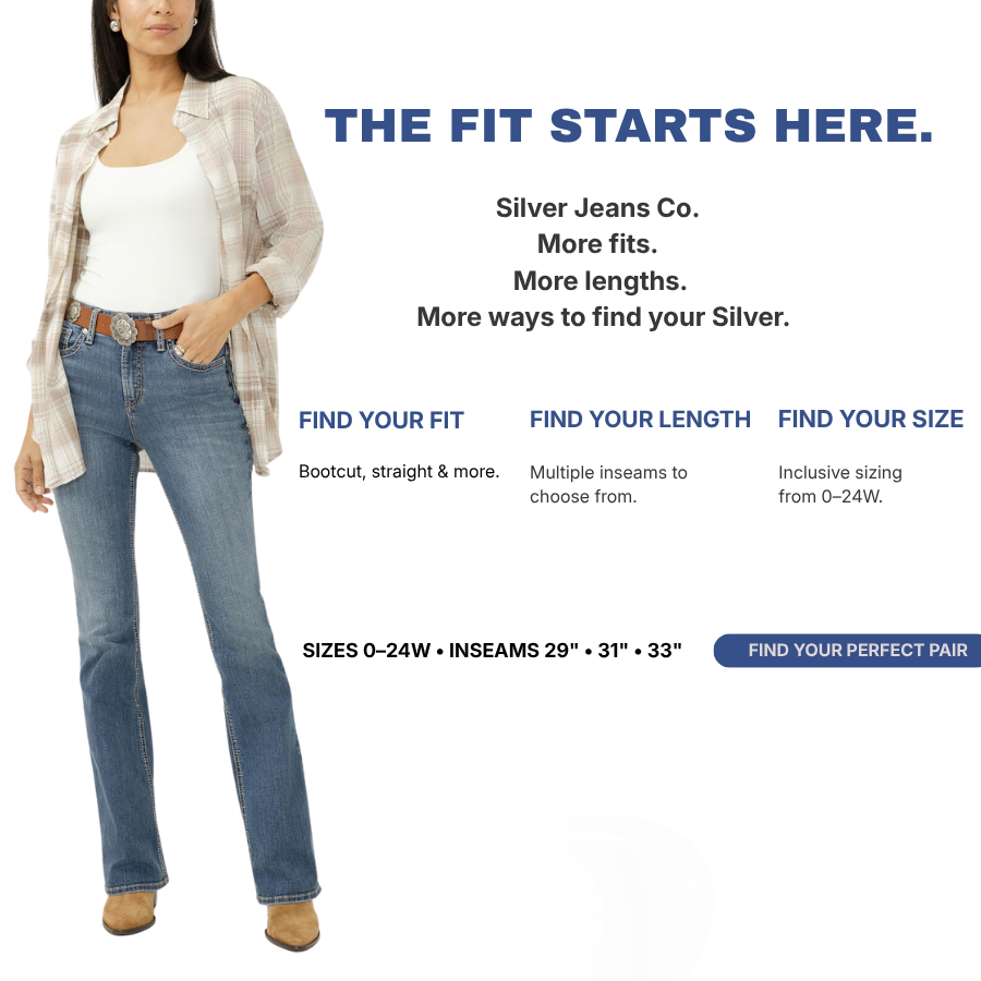 Silver Denim Jeans