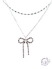 Dazzling Bow Necklace