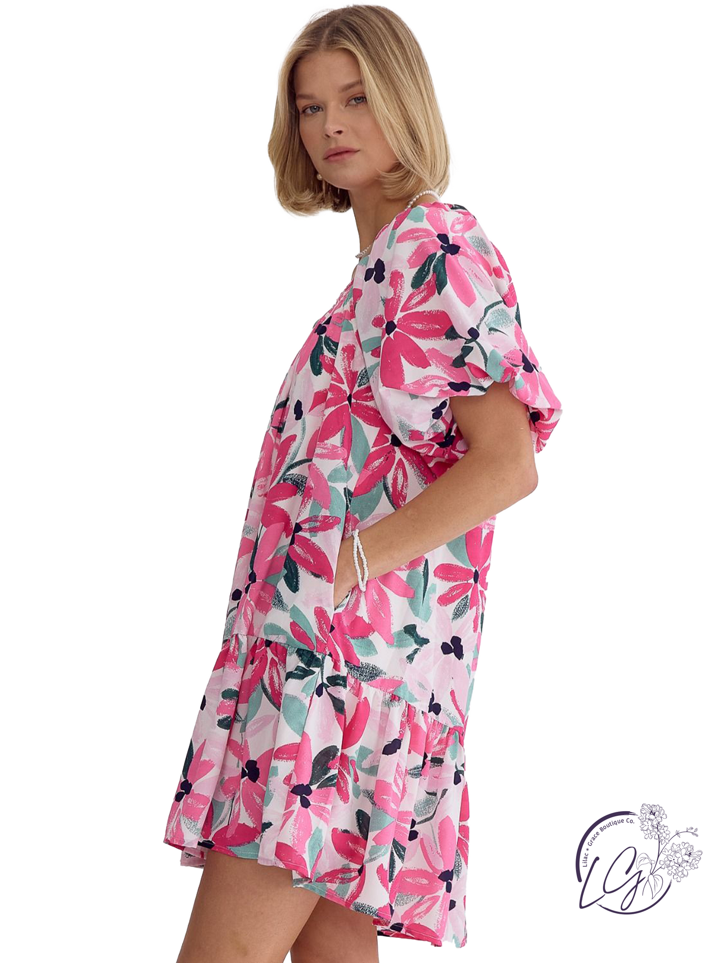 Edges In Green Mini Dress