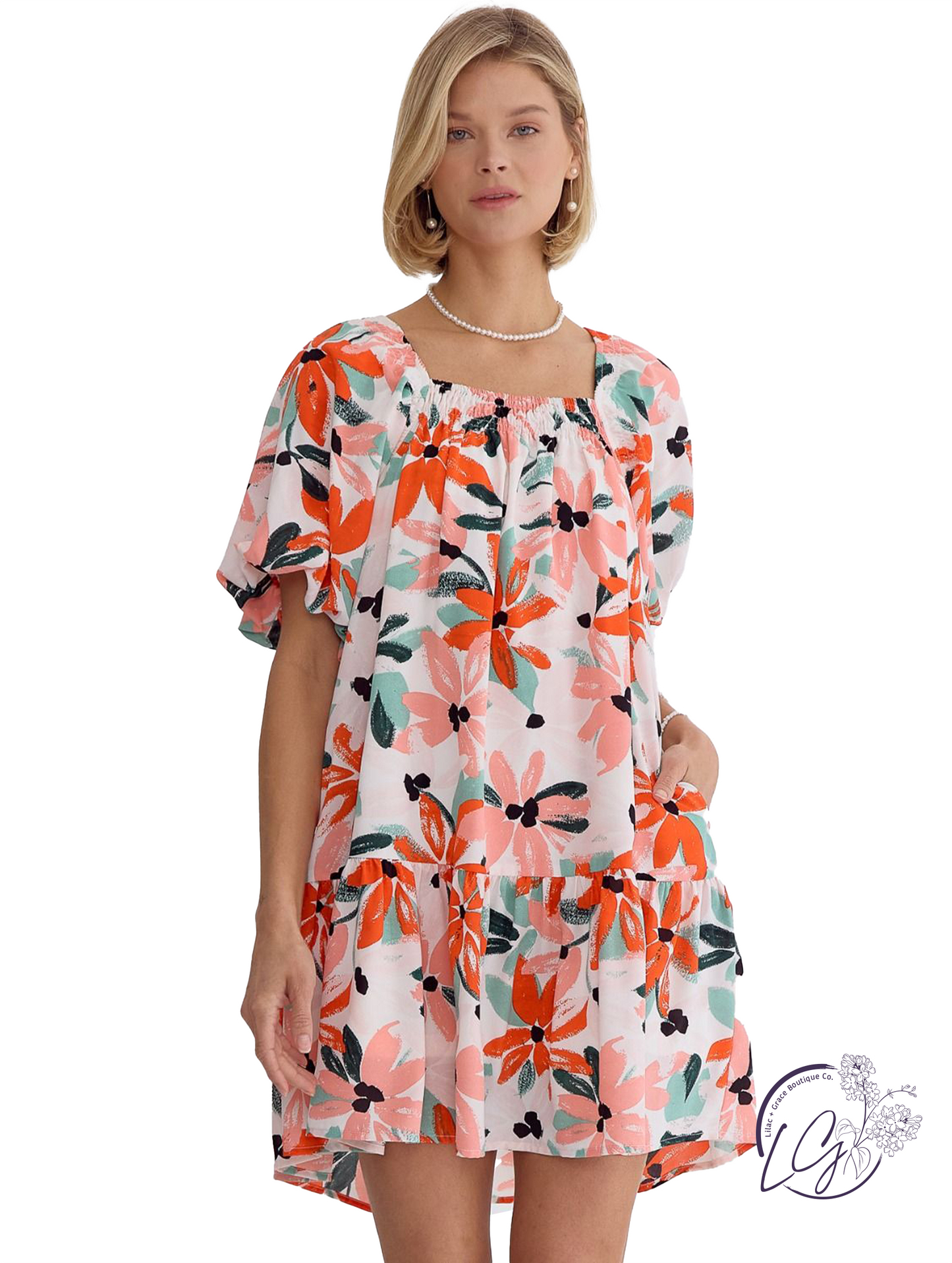 Edges In Green Mini Dress