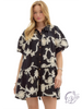Vines Remember Button Mini Dress