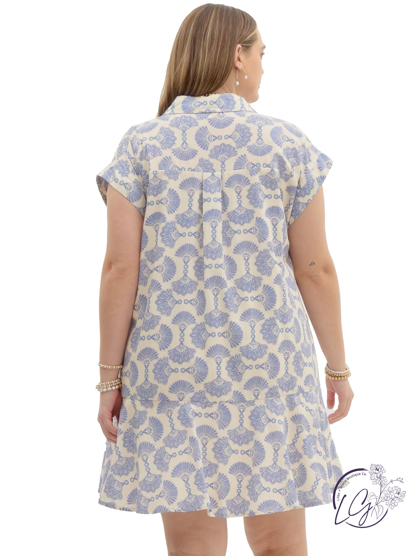 Curvy Wanderfield Off-Shoulder Mini Dress