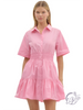 Softline Smocked Waist Mini Dress