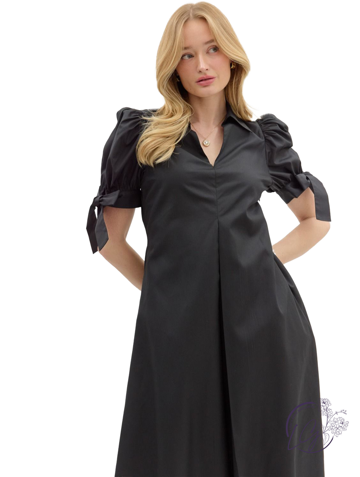 Pulled By Peace Midi Dress