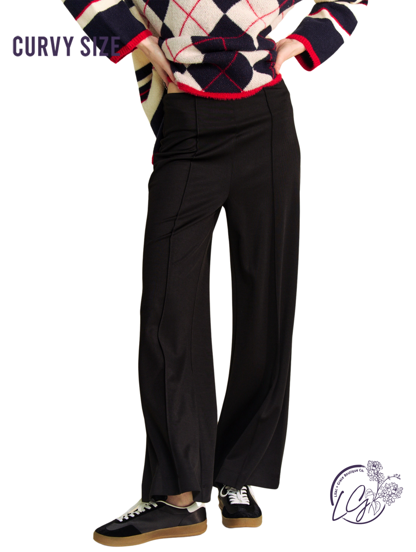 Curvy Everyday Poise Pull-On Pants