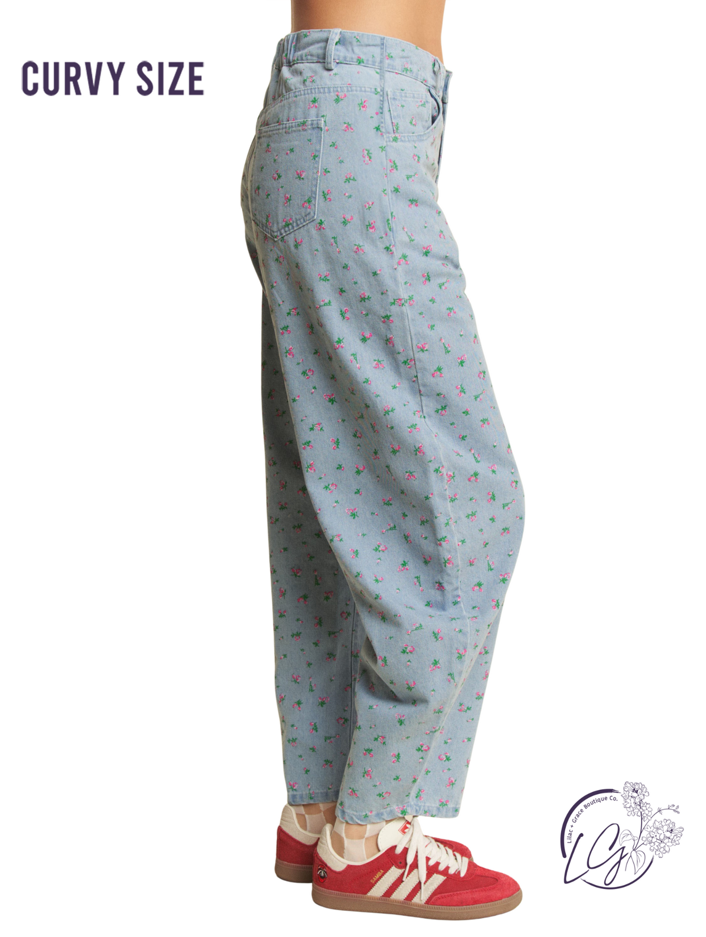 Curvy Run the Show Barrel Pants