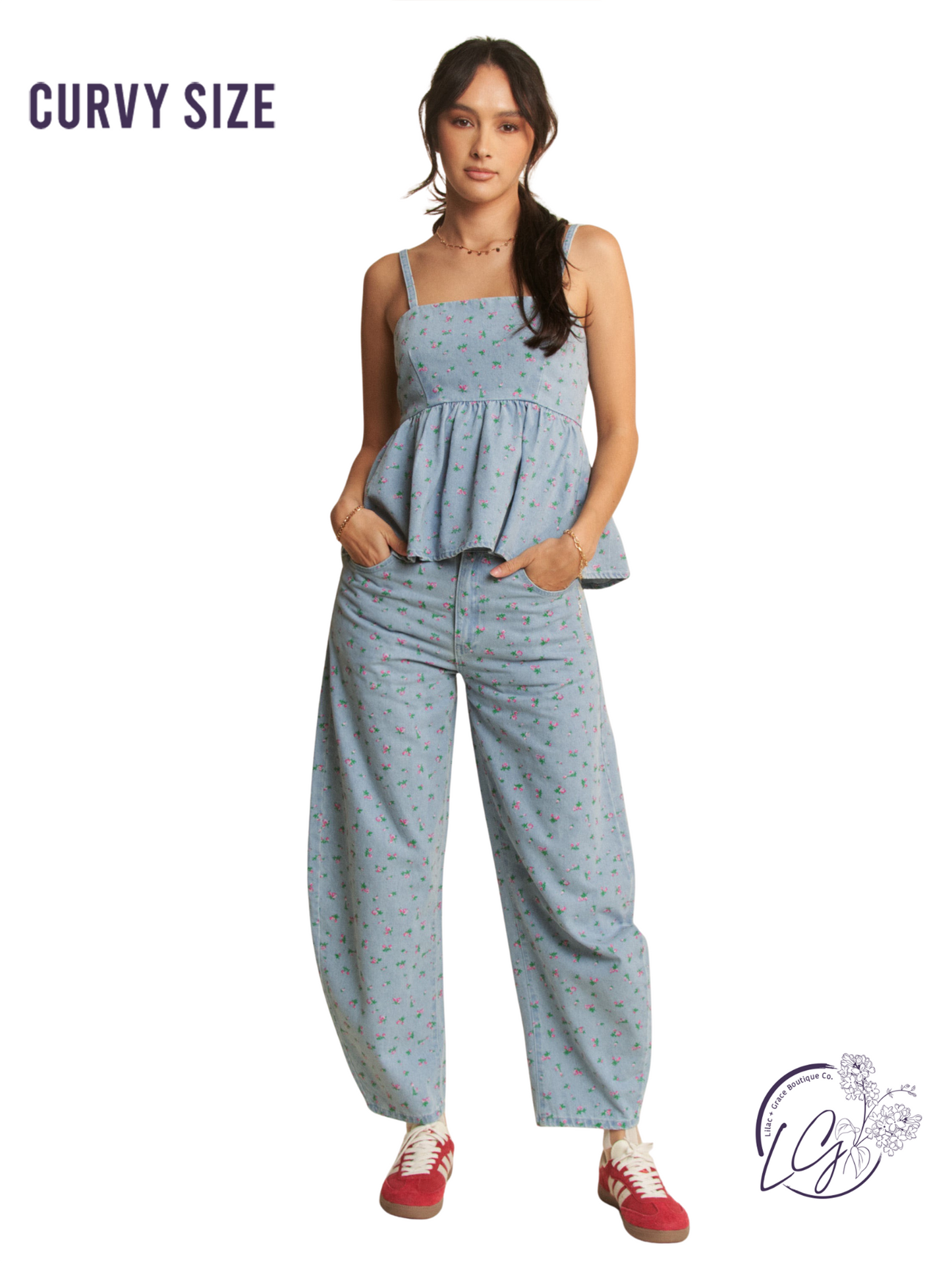 Curvy Run the Show Barrel Pants