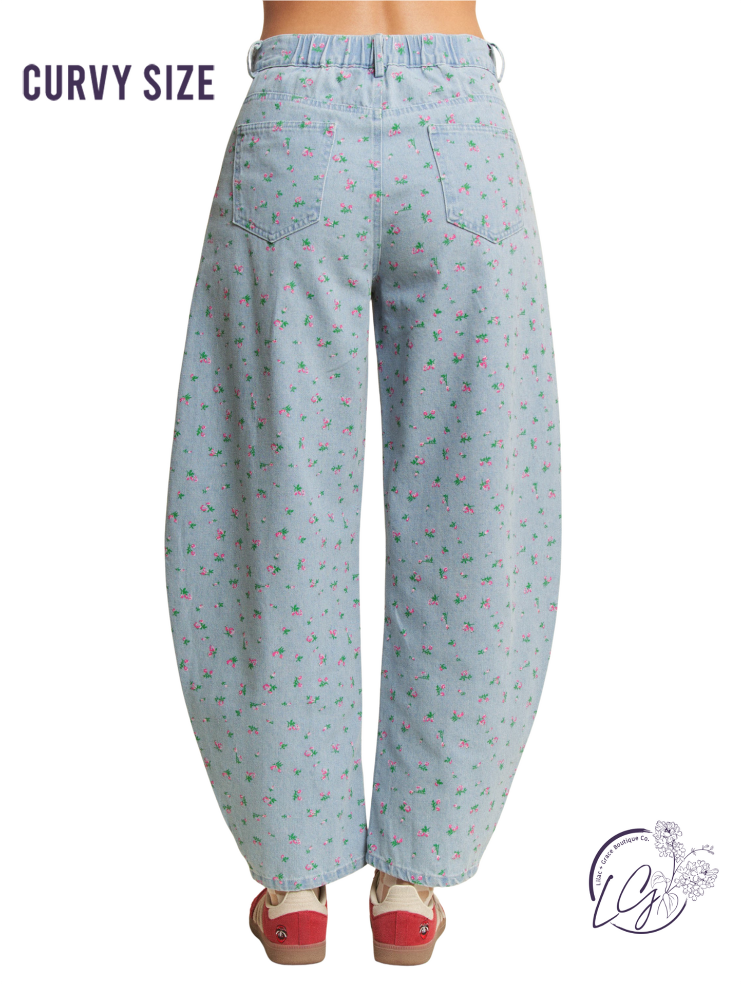 Curvy Run the Show Barrel Pants