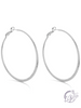 Large Shimmer Lever Back Hoops