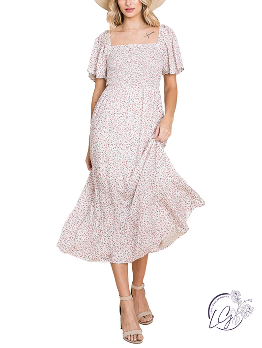 (Sale) Blossom Breeze Convertible Dress