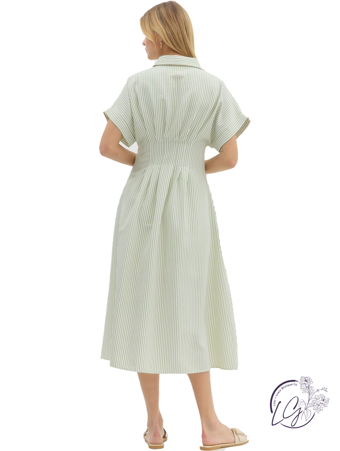 Drift Between Days Midi Dress