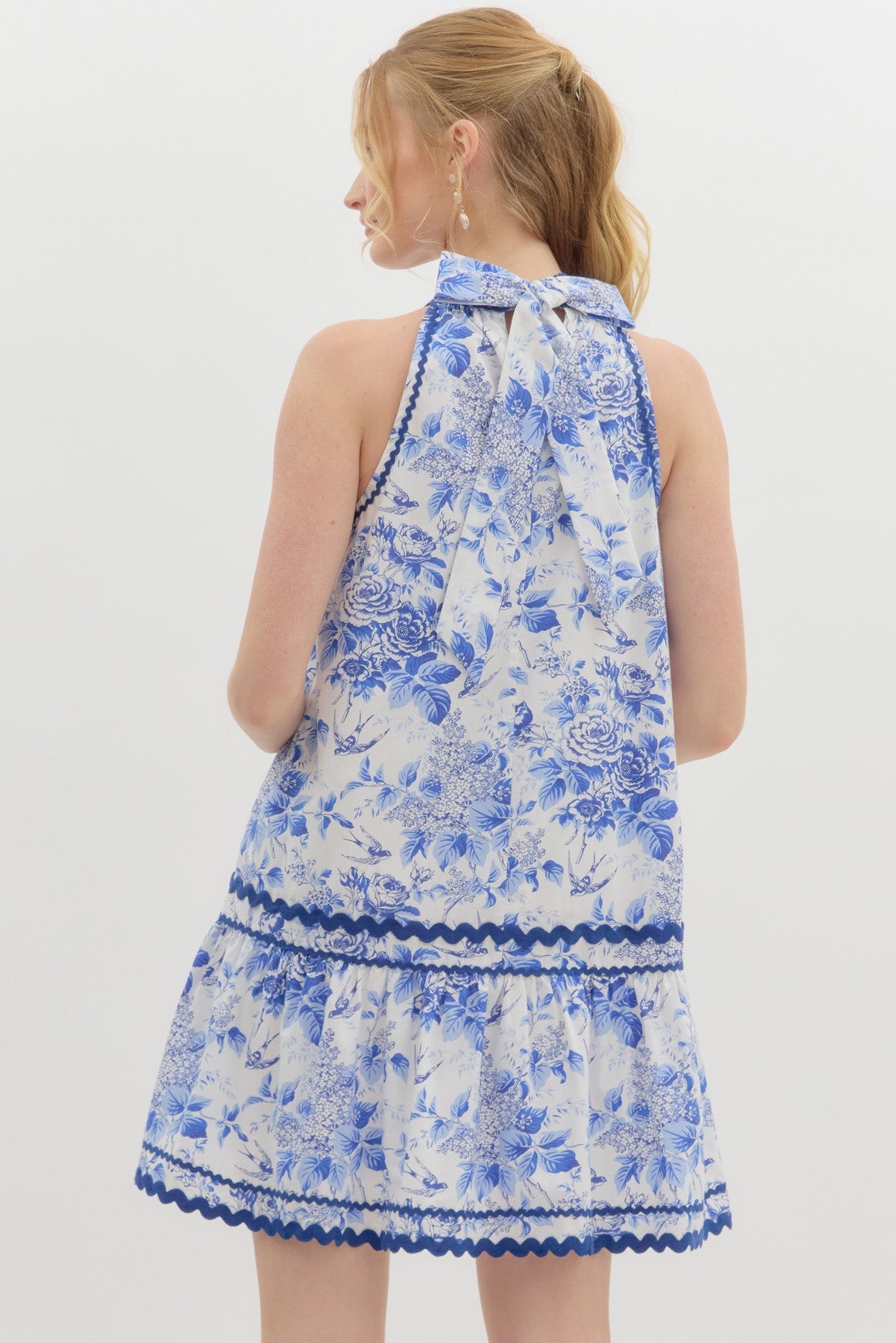 Lifted By Light Trim Mini Dress