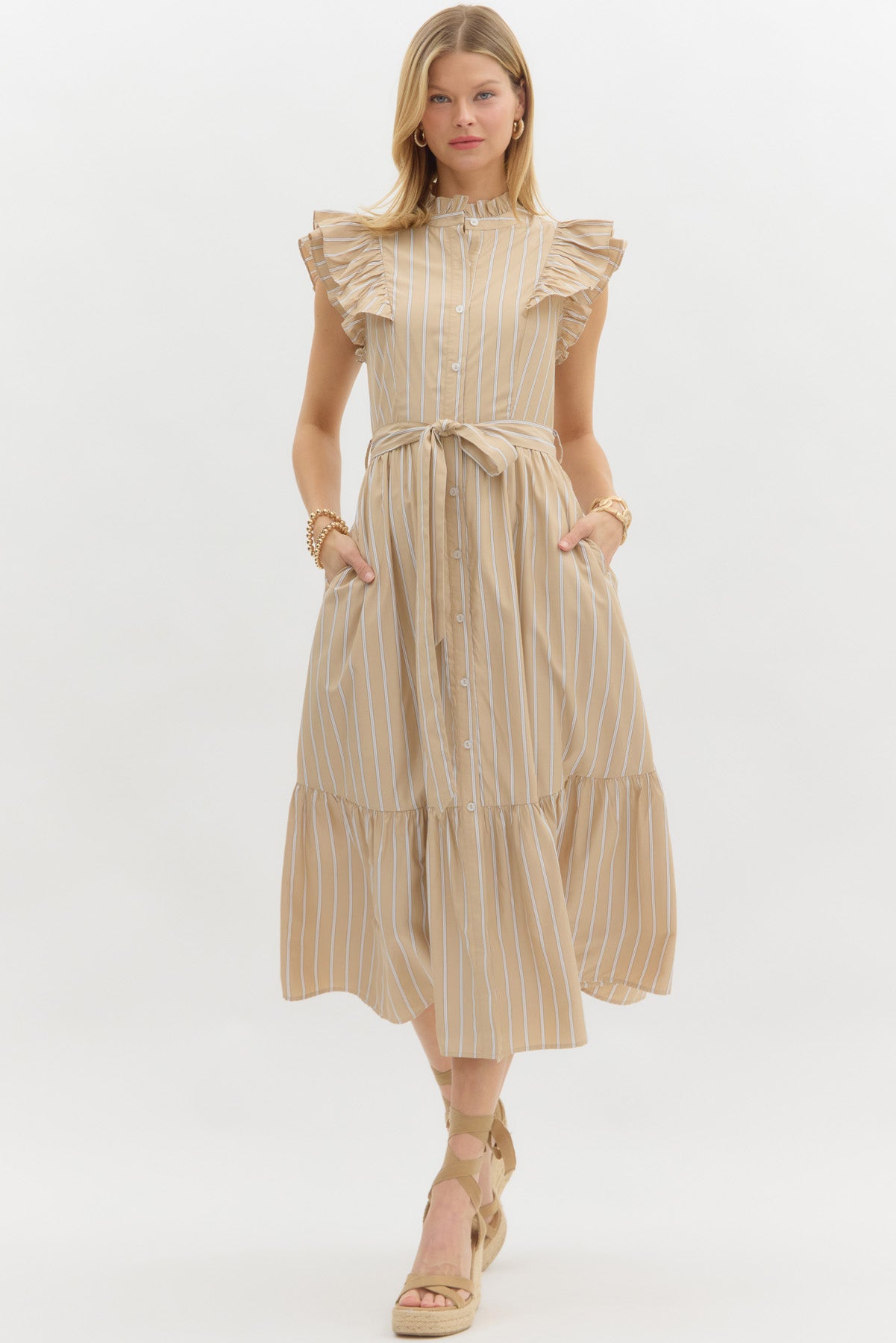 Everyday Rhythm Striped Dress