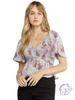 Be Right Back Floral Peplum Top