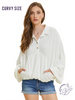 Curvy Drift Away Dolman Pullover