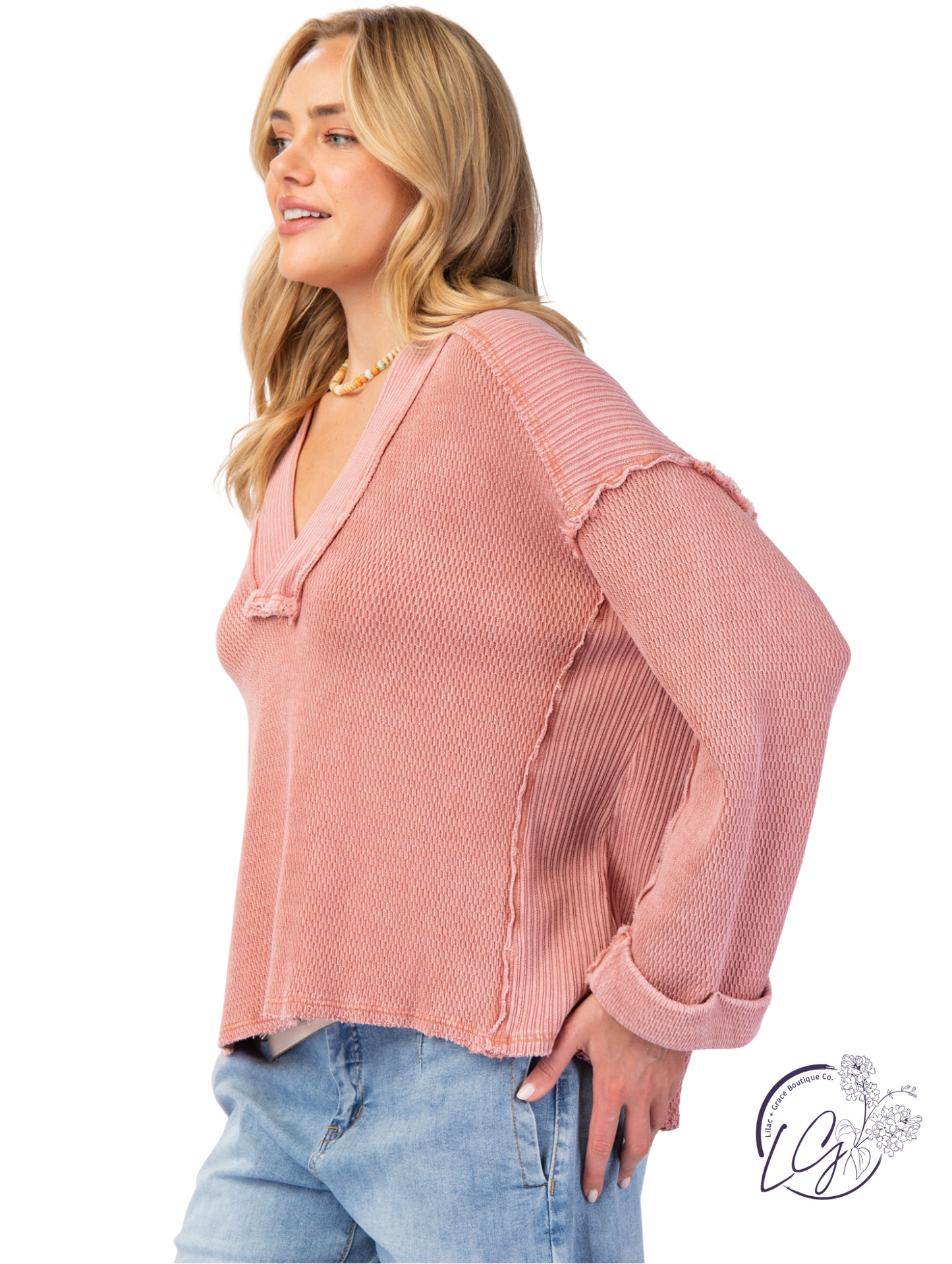 Fray & Flow Pullover