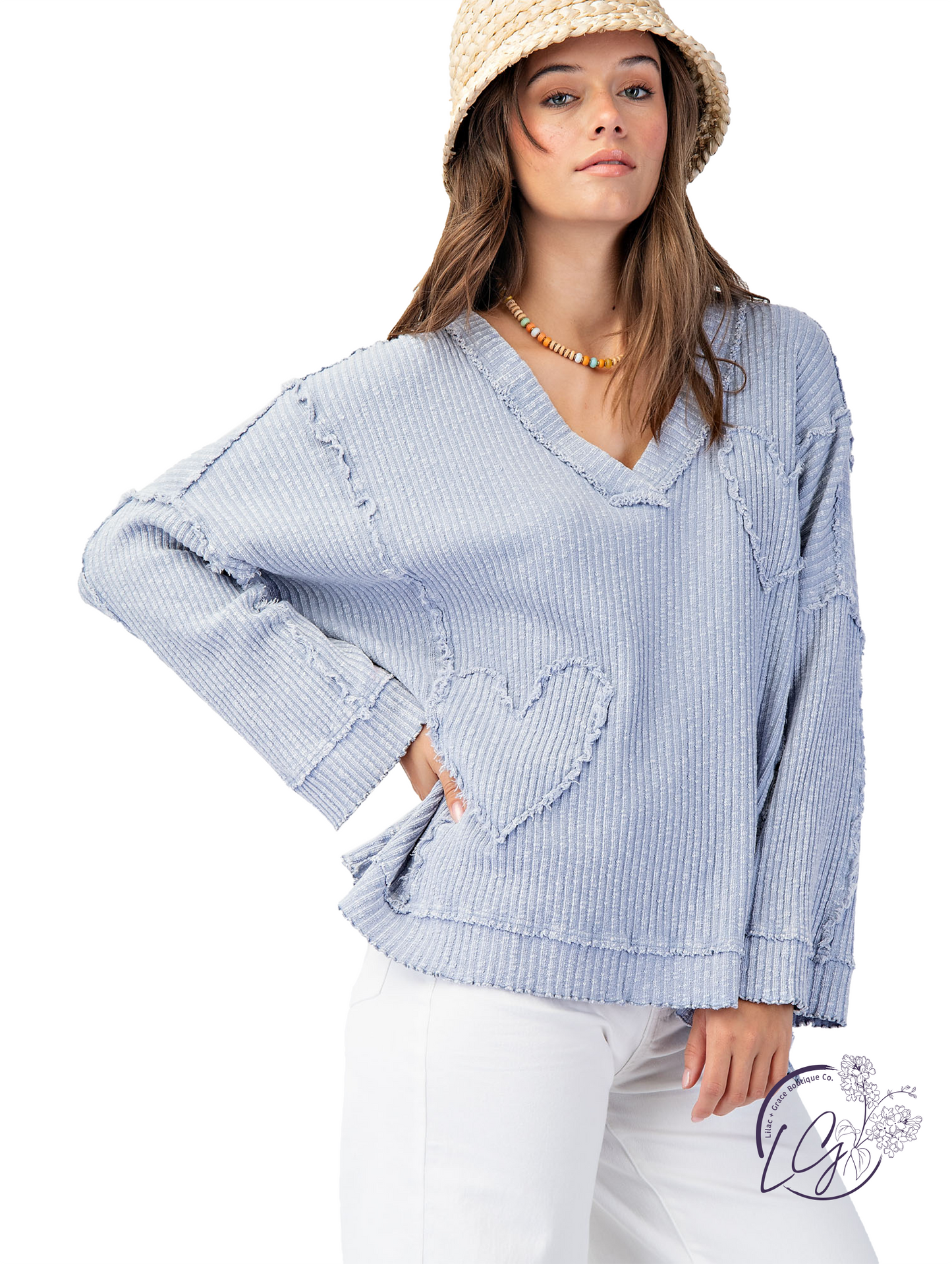 Rustic Heartbeat Pullover