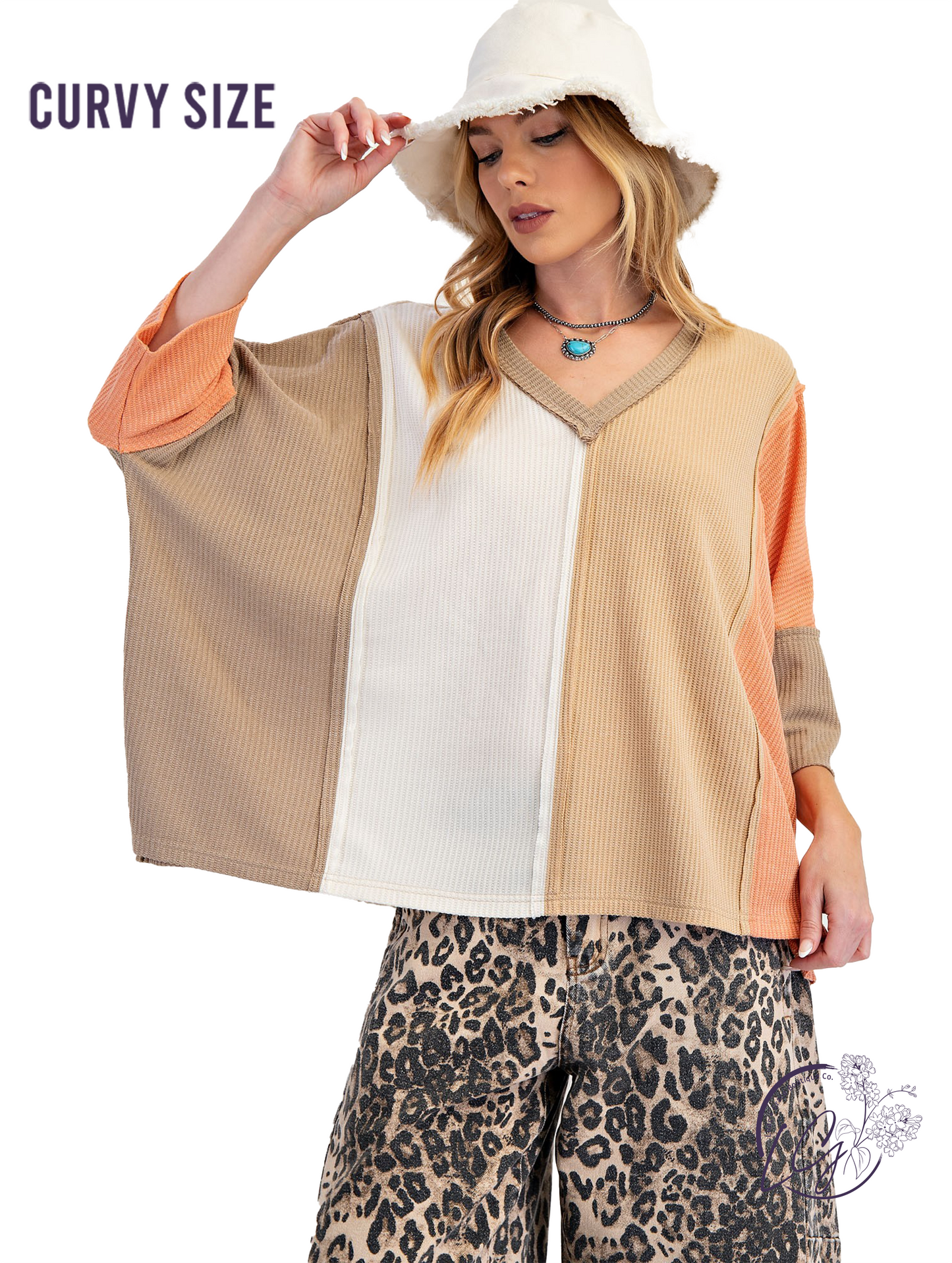 Curvy Hushed Terrain Top