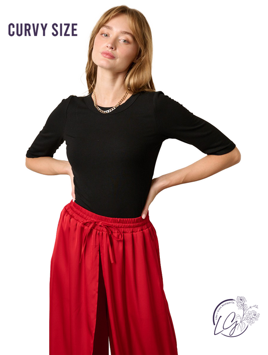 Curvy No Rush Knit Top