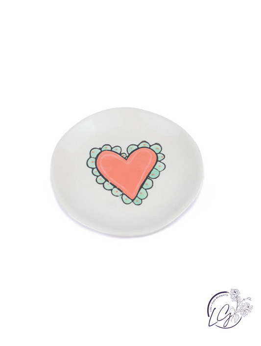 Stoneware Footed Plate