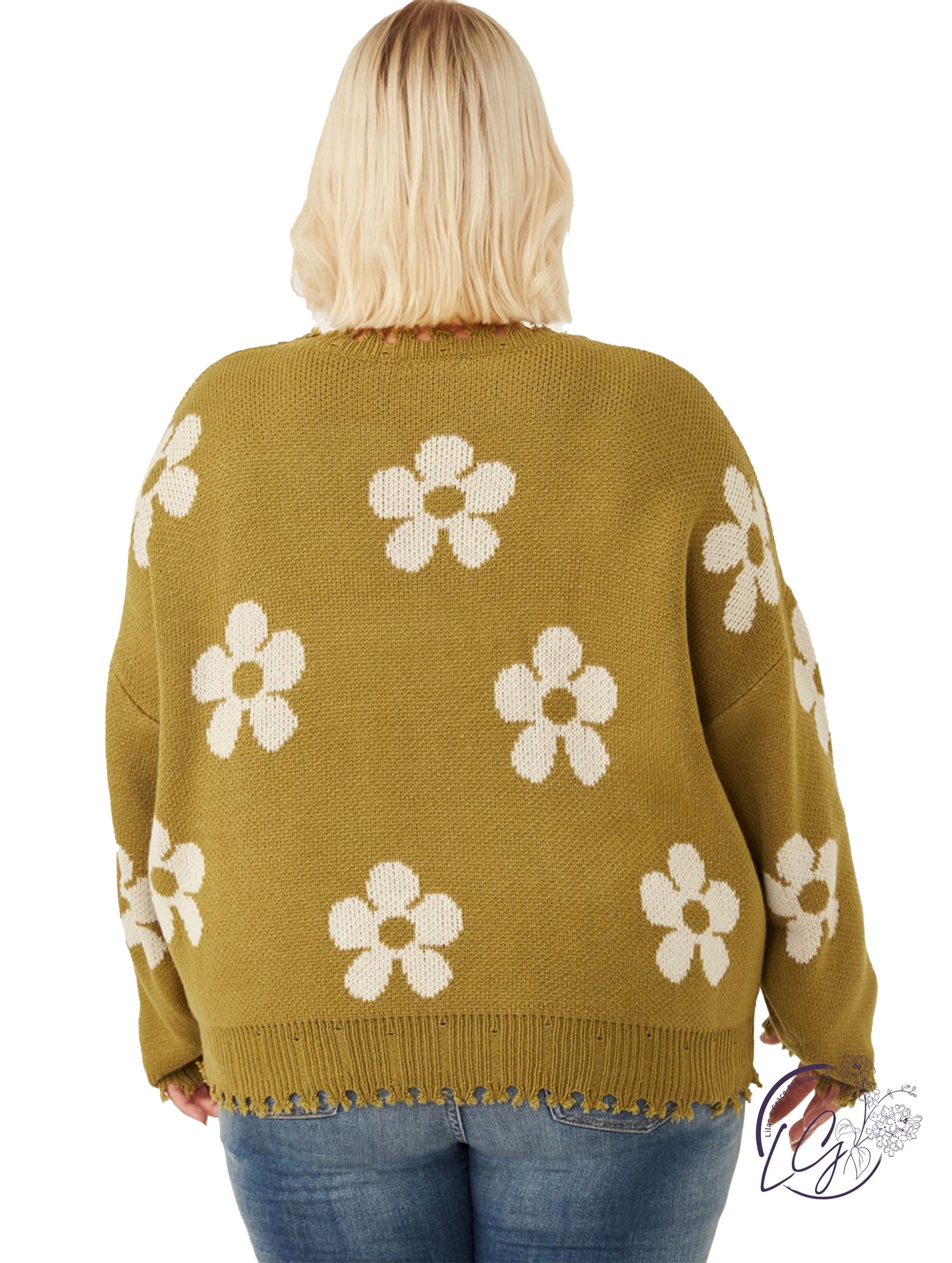 Curvy Rust In The Wind Sweater