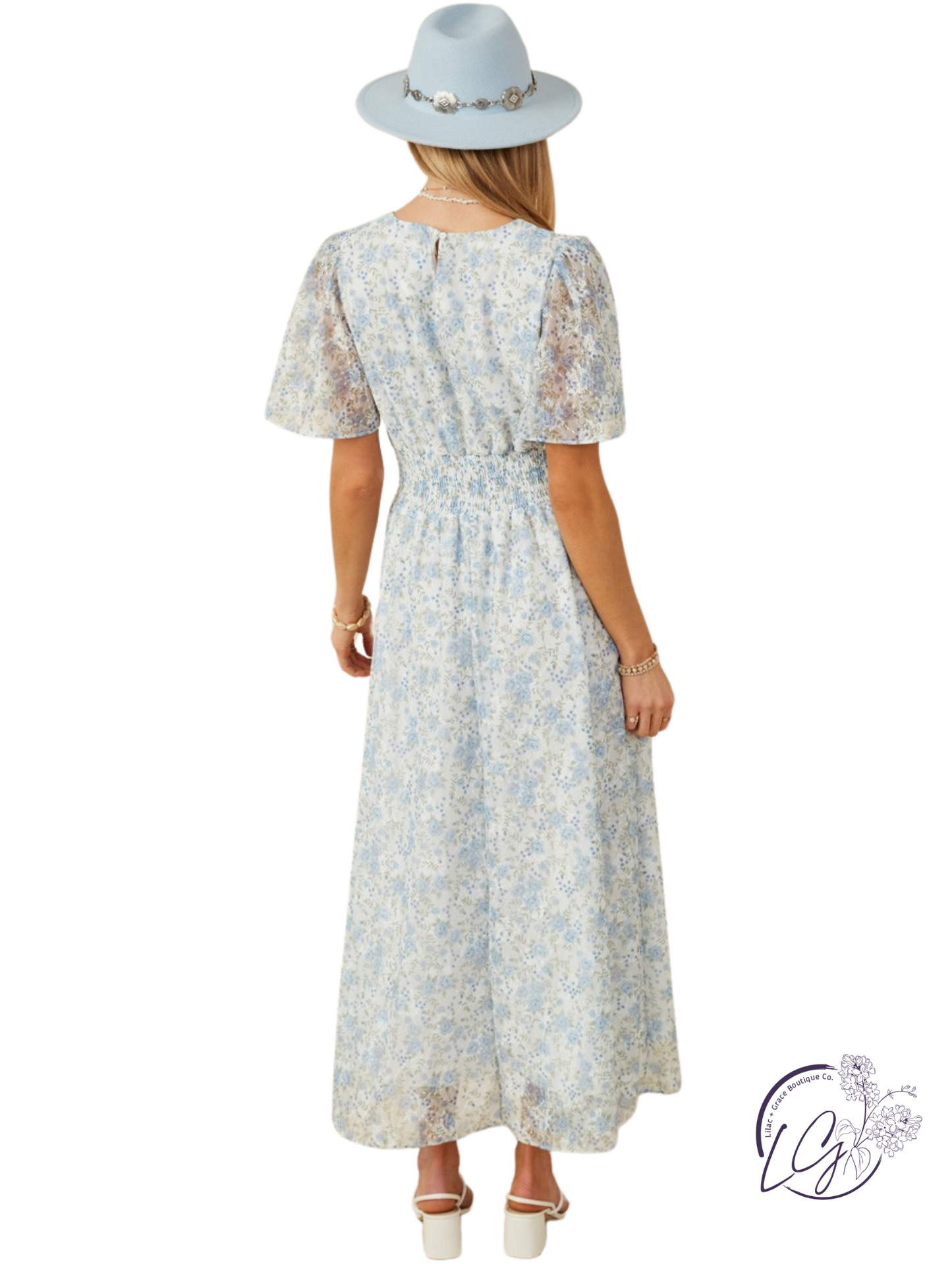 Gilded Garden Foil Dress