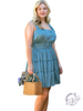 Curvy Tides Shift Tiered Dress