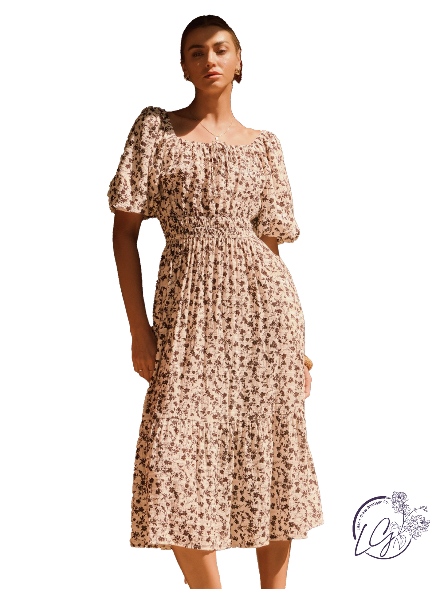 Scatter the Light Midi Dress