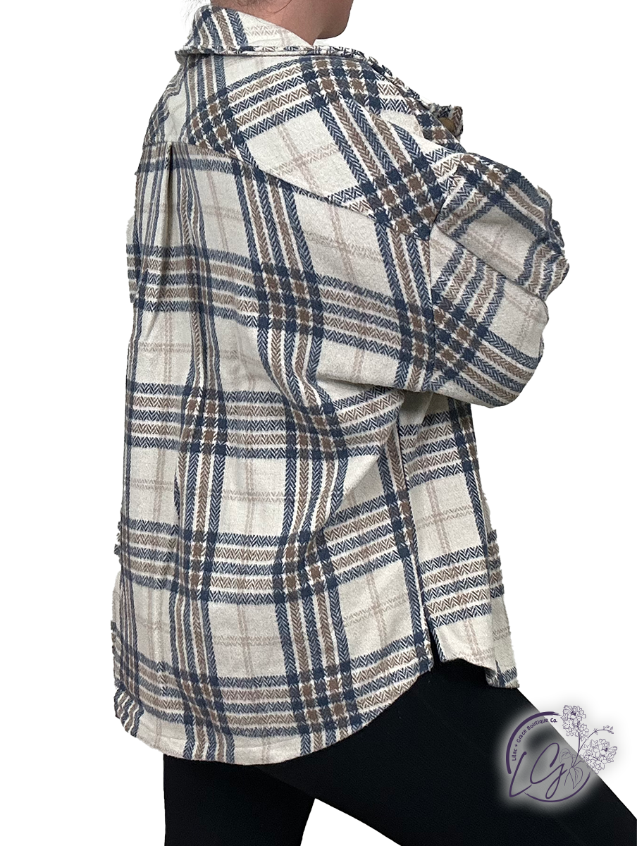 Plaid Perfection Oversized Shacket