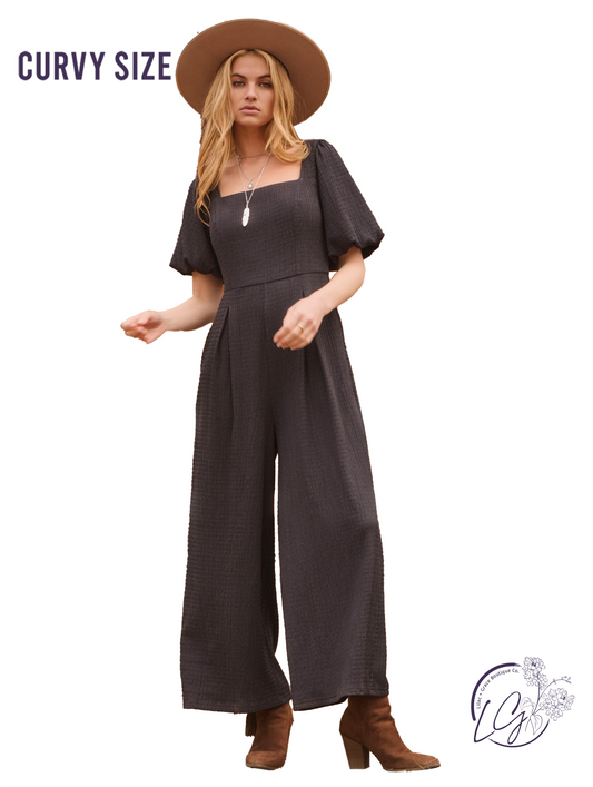 Curvy Among The Hills Jumpsuit